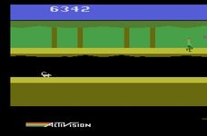 une photo d'Ã©cran de Pitfall II Lost Caverns sur Atari 2600